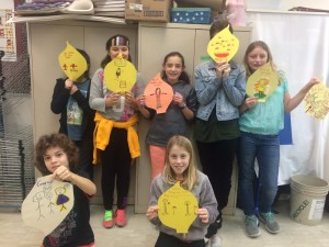 Beit Sefer G'dolim with their Hanukkah flames