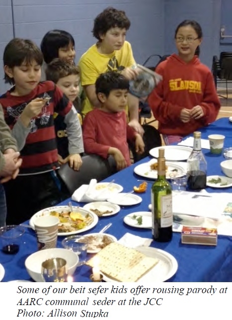 Beit Sefer Kids at Seder 2013