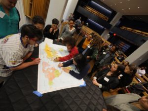 Diaspora mapping at Jews of Color National Convening May 2016
