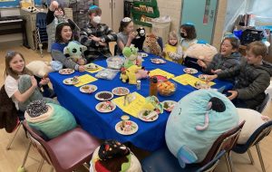 Beit Sefer children observe Pesach with a silly seder